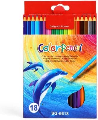 TERRIFI 18 Count Colored Pencils for Kids