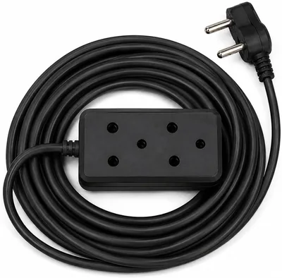 2 Socket 5m Extension Cord Multi-Plug Lead 5M