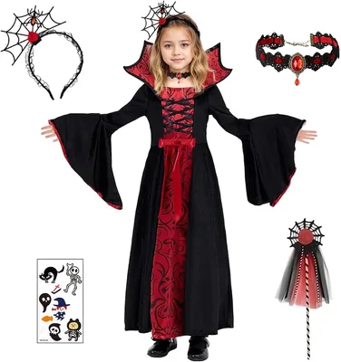 RIJDHJINS Vampire Queen Dress Set