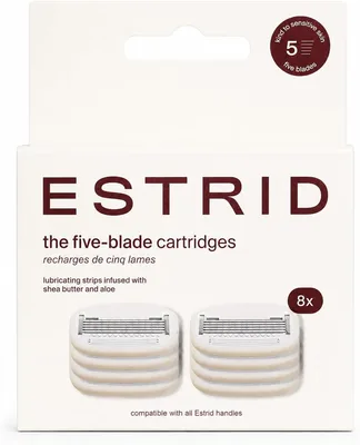 Estrid Razor Blades 8 Pack with 5 Blade System