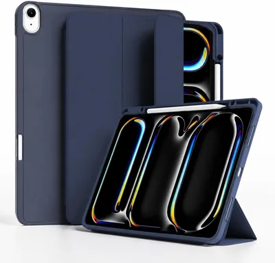 Slim Air Case, Solid back Color Cover for iPad 11 (A16) 2025 & iPad 10.9-inch 2022 (Navy)