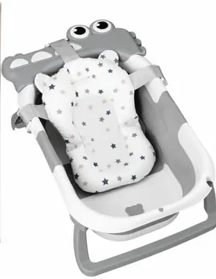 Collapsible Baby Bathtub with Cushion