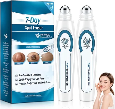 Sérum Picdo Anti-Imperfections 7 Jours - Effaceur de Taches 7 Jours, Applicateur Roll-On Précis, Résultats Visibles en 7 Jours