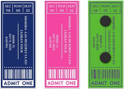 Personalized Concert Magnet - Best Deal