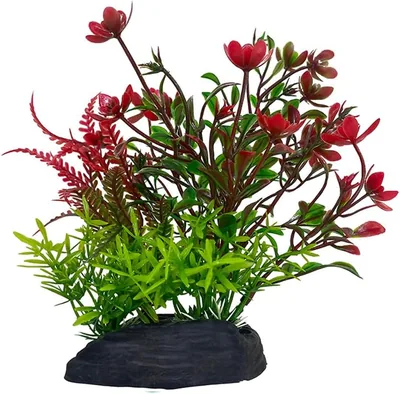 人工水生植物、プラスチック植物、アクアリウムアクセサリー、長さ5.9 | アクアリウム装飾、カメ水槽用