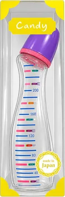 キャンディ ベビー ボトル、スリム ボトル 240ml | 誤ってこぼれるのを難しく