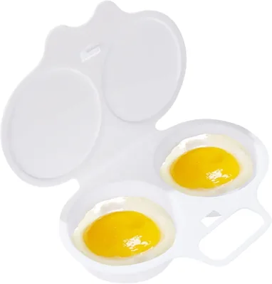 Mikrovarm eggsteamer, 2 eggnas steamerklocka | Heat Resistant Küchen Egg Kochtoll