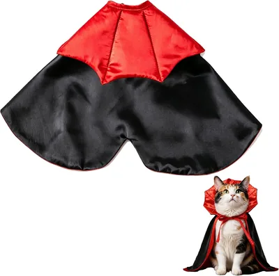 Adjustable Pet Vampire Cape Halloween Costume