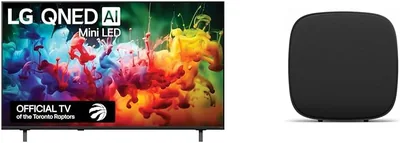 LG 55" QNED75 Mini LED 4K Smart TV + LG Sound Suite W7 Subwoofer