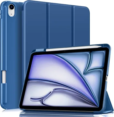 Moko iPad Air Case Navy Blue M4/M3/M2 - Slim Stand