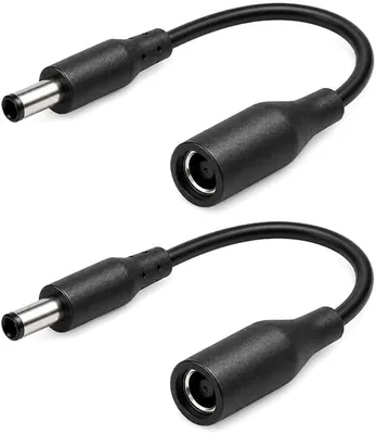 2Pcs DC Power Adapter Cable Set 7.4x5.0mm to 4.5x3.0mm