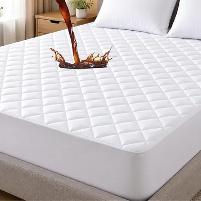Elite Essentials Quilted Waterproof Mattress Protector Double Bed Best Deal