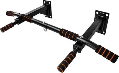 1818 Fitness Multi Grip Wall Mounted Pull Up Bar