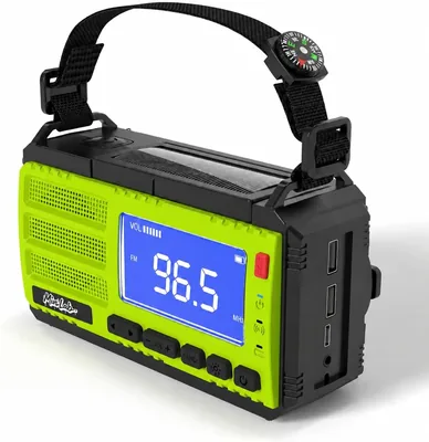 MinLab Emergency Weather Radio Green