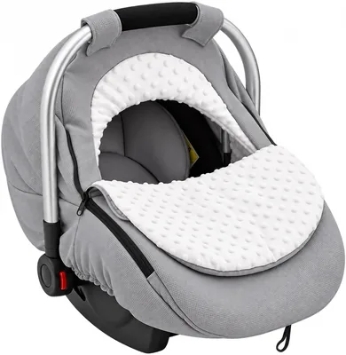 Baby Car Seat Cover Winter Waffle Minky