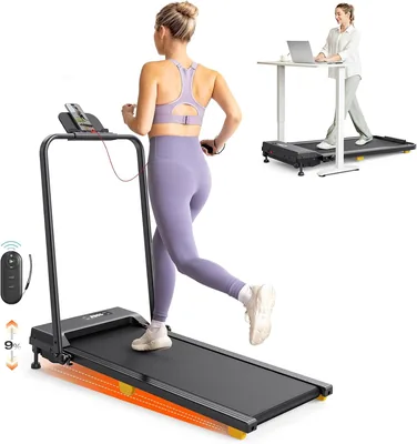 UREVO Foldable Treadmill 2.5HP Incline Walk Pad