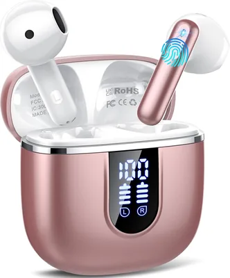Rose Wireless Earbuds - 4Mic ENC Noise Cancelling