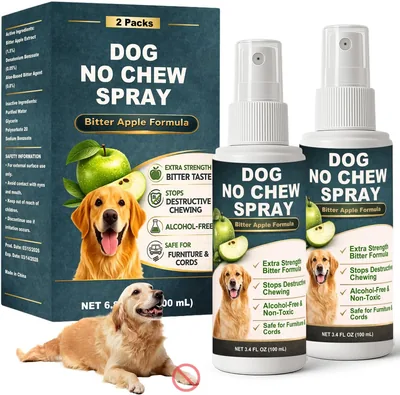 Bitter Apple Spray - 2 Pack Dog Deterrent