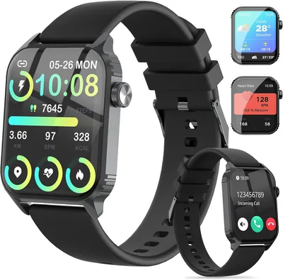 Smart Watch Men 1.83" HD Alexa Waterproof
