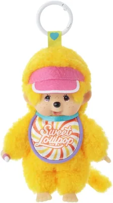 Sekiguchi Monchich Sweet Lollipop Keychain, Orange
