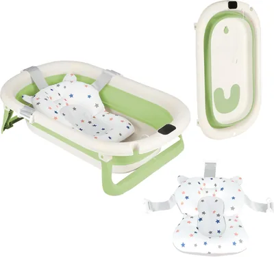 Foldable Baby Bath Tub with Cushion Seat Best Deal