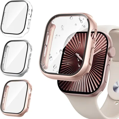3pcs Apple Watch Screen Protector Case Series 12 42mm