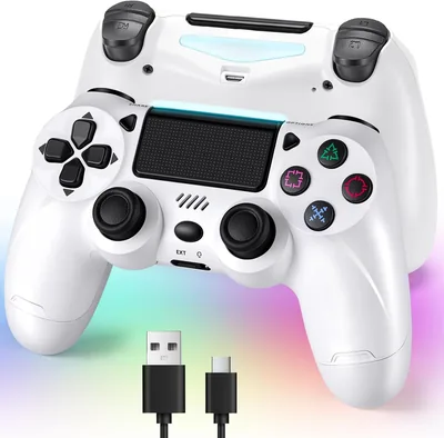 PS4コントローラー 2026年革新版 アップデート Bluetooth5.4 有線/無線安定接続 高精度ボタン 6軸ジャイロセンサー 二重振動