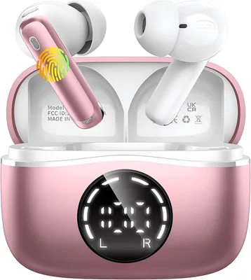 HiFi Wireless Earbuds Bluetooth 5.4 - ENC Noise Cancelling
