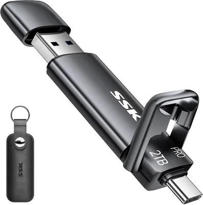 Fast External SSD - USB-C & USB-A for PC & Mac