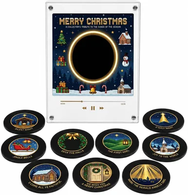 Christmas Mini Vinyl Record Player Magnet Best Deal