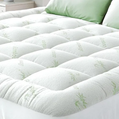 Bamboo Mattress Topper Cooling Pillow Top Protector