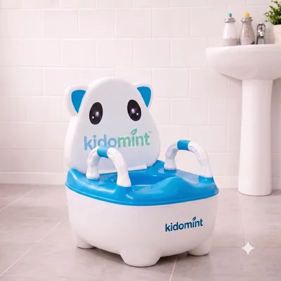 Kidomint बेबी पॉटी सीट 6 महीने से 2 वर्ष के लिए | रिमूवेबल बाउल वाली पॉटी ट्रेनिंग चेयर | BPA फ्री टोडल पॉटी चेयर