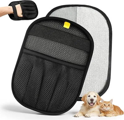 New Upgrade Pet Hair Removal Glove for Dogs & Cats Electrostatic Brush