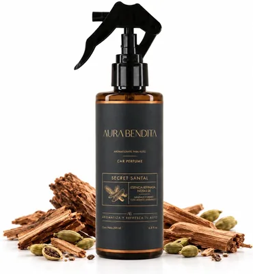 Aromatizador para Auto 200 ml en Spray con Fragancia de Santal 33