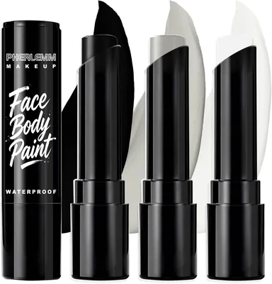 Pherlem Face Paint Sticks - Halloween Costume Kit