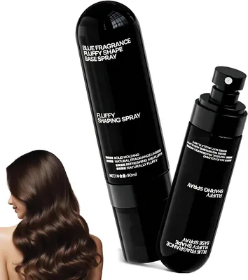 Spray volumisant et fixant à la pêche pour cheveux légers et souples, effet de coiffage naturel et durable