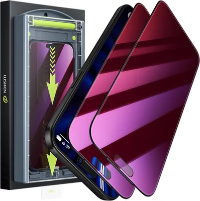 WSKEN iPhone 18 Pro Privacy Screen Protector Purple