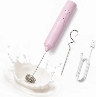 Rechargeable Milk Frother Handheld 3 Speed