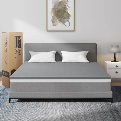 BedStory Firm Mattress Topper Queen 4 inch CertiPUR-US Best Deal