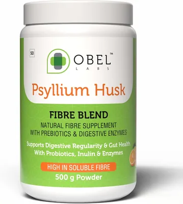 Psyllium Husk Powder with Probiotics & Prebiotics, 500g