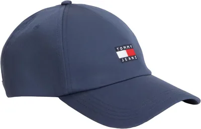 Tommy Jeans Mens Tommy Jeans Hats for Men | Cotton Logo Adjustable Baseball Cap