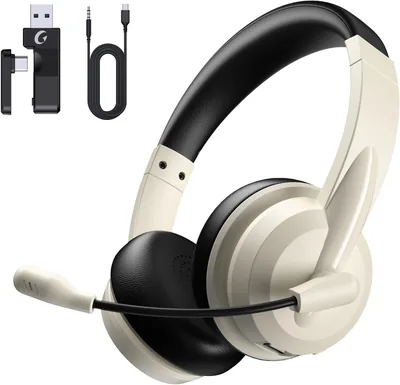 AOC Wireless Headset Mic AI Noise Cancelling Best Deal