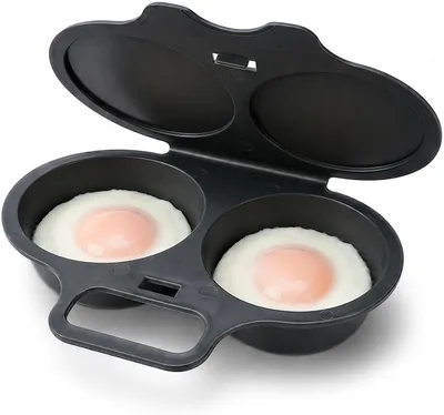 Microwave Egg Poacher 2 Cavity Nonstick
