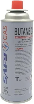 Safy Gas Butane Canister 227g for Camping & Picnics