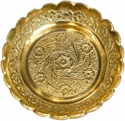 Aksharveda Copper Bhog Plate for Ladoo Gopal