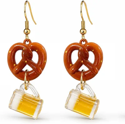 Oktoberfest Beer Earrings - German Festival Jewelry