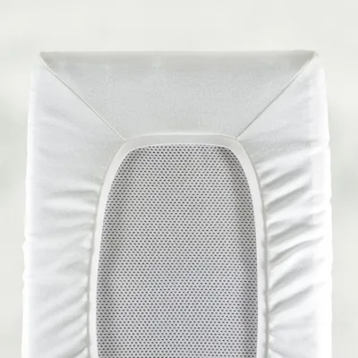 Organic Glovesheet Travel Cot Fit Grey 105x60cm