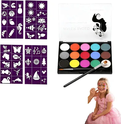 15 Color Face Paint Kit - 20% Off