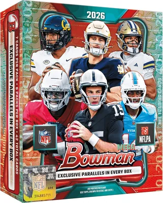 Bowman Football 2026 - Sellado de fábrica - Mega Box