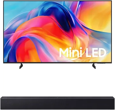 Samsung Smart TV 50" Mini LED 4K M75H + Soundbar Samsung HW-B400F